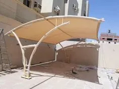 تركيب المظلات داخل الخبر