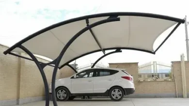 تركيب المظلات داخل الخبر